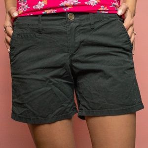 Mid Length Black Shorts